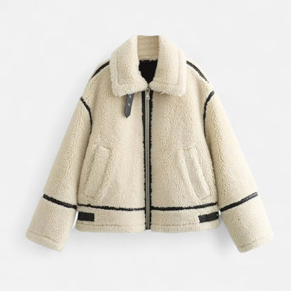 Women’s Winter Jacket – Soft Fur-Effect Texture for Warm Everyday Comfort