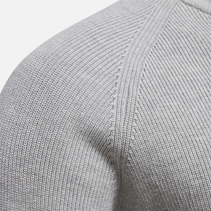 Oliver | Cozy Cotton Half Zip Sweater for Men 9