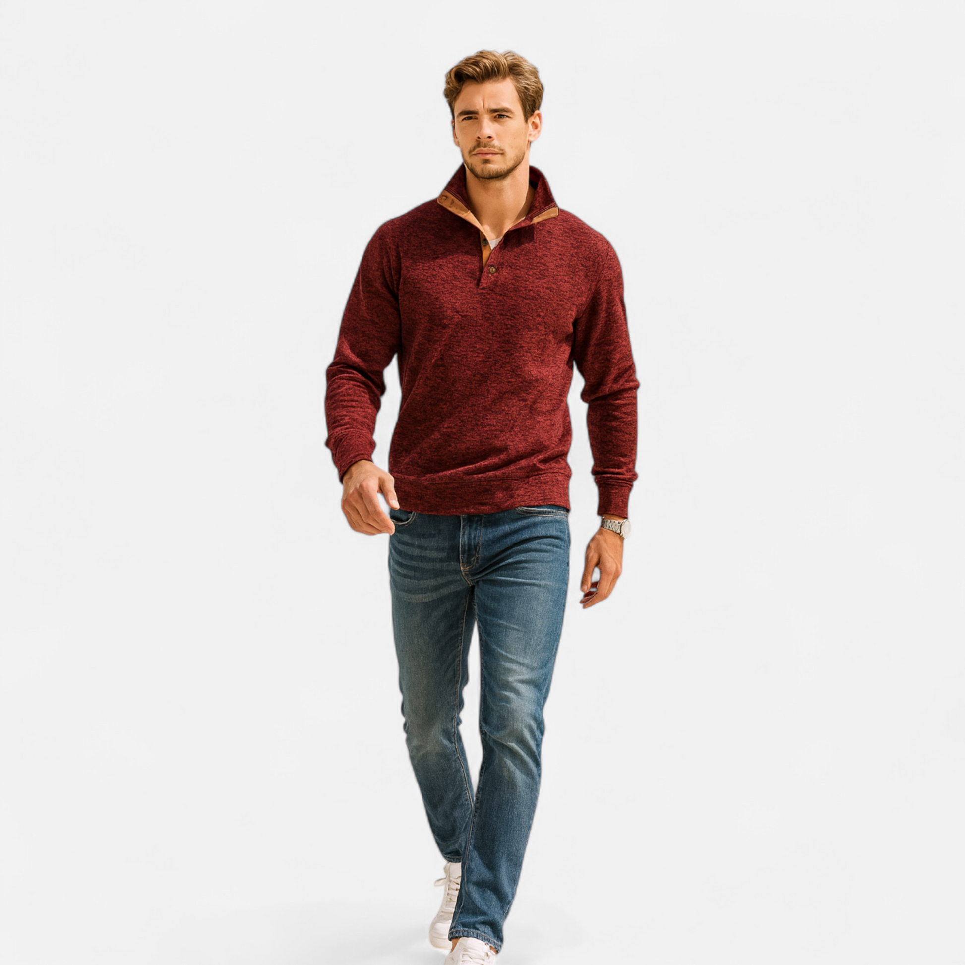 Oliver | Cozy Textured Mens Sweater for Autumn and Winter 2