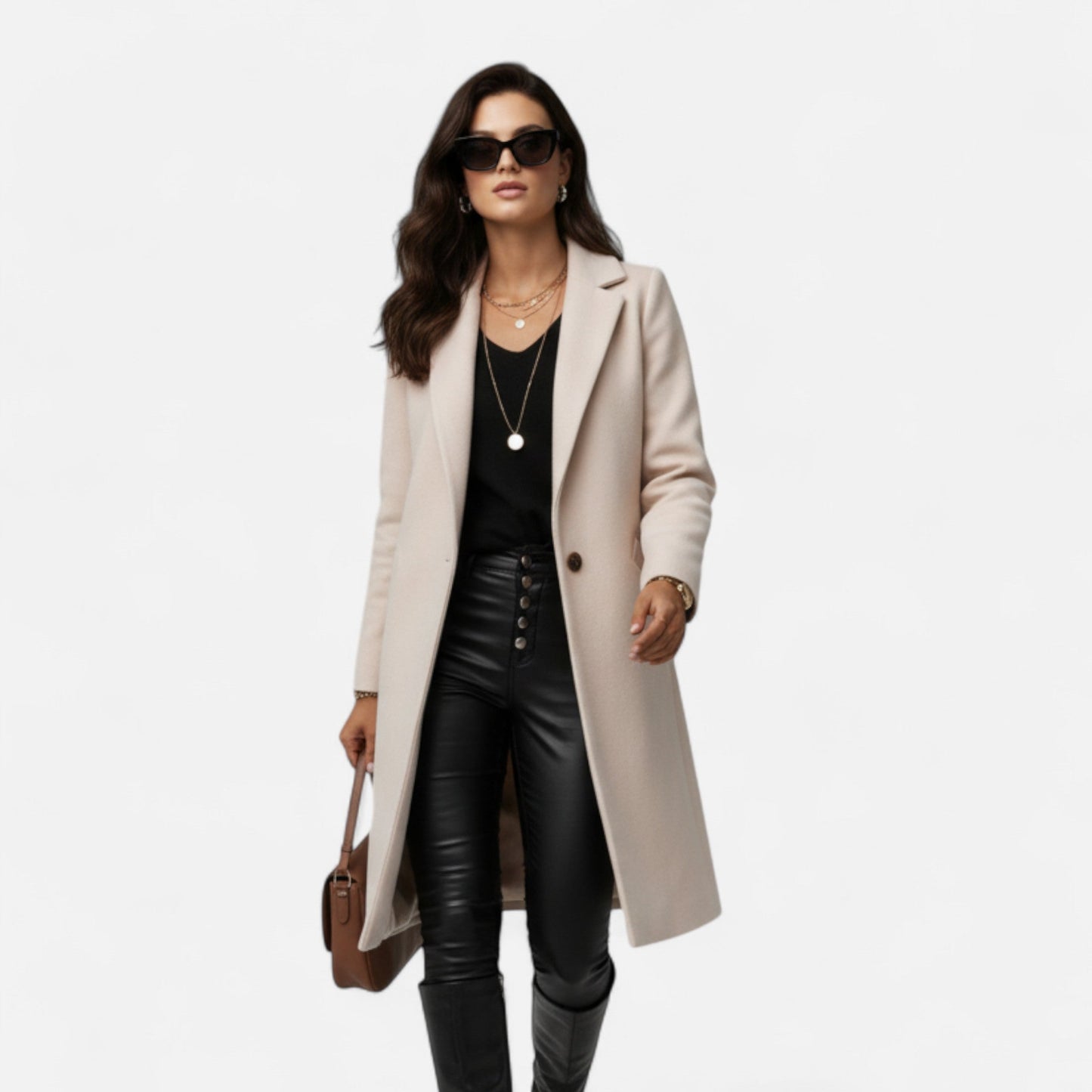 Isabella | Elegant Longline Winter Coat for Women 7