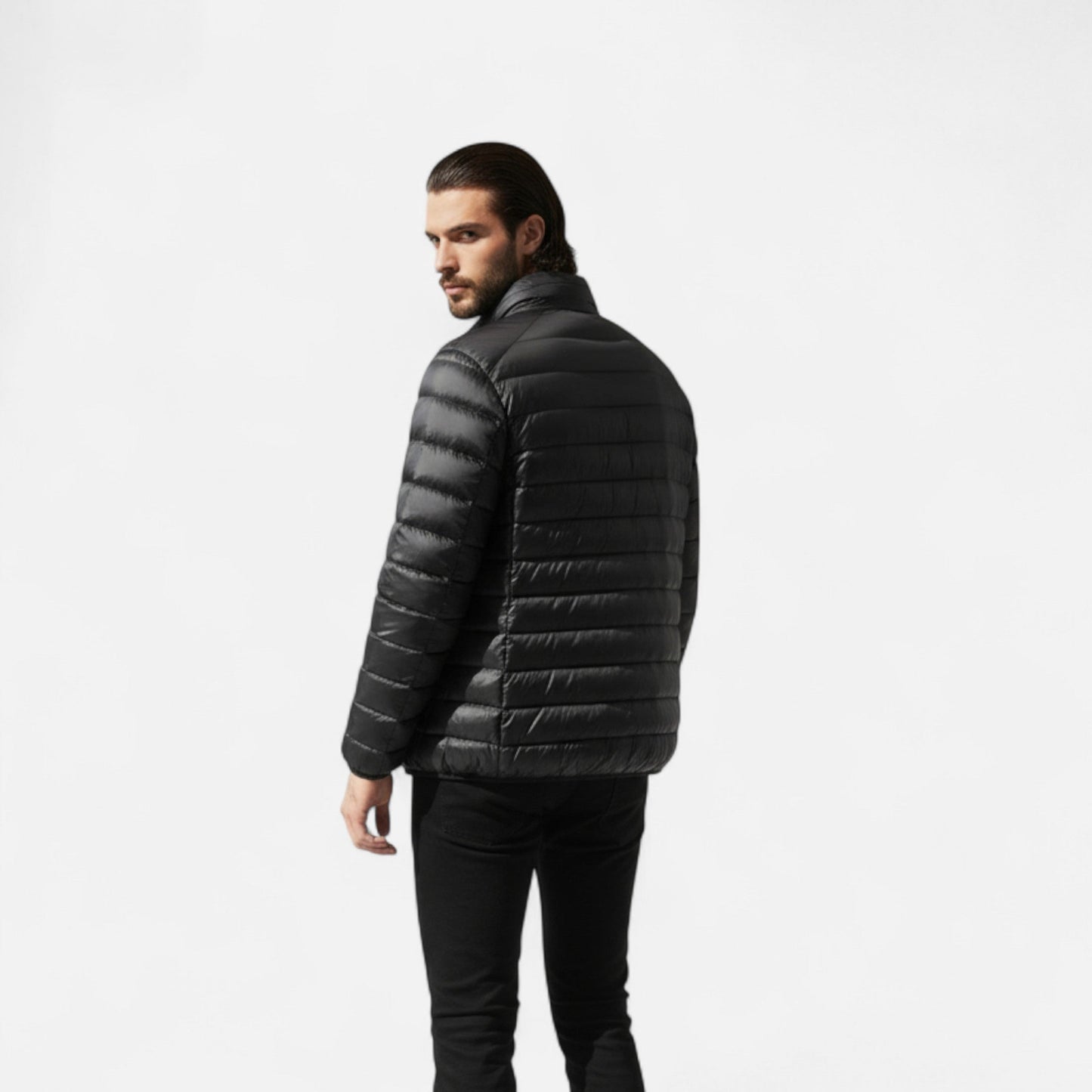 Men’s Lightweight Jacket – Slim Stand-Collar Design for Everyday Comfort