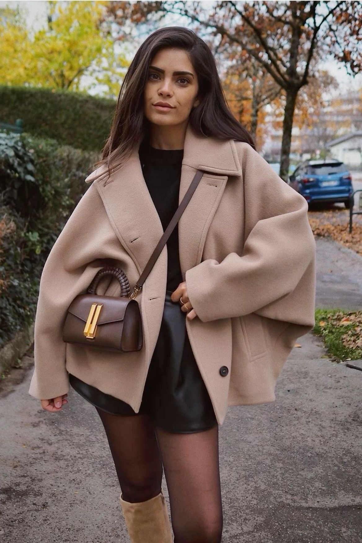 Jazzy Collection | Women's Wool Coat with Oversized Fit | Stylish Winter Outerwear for Cold Weather 12