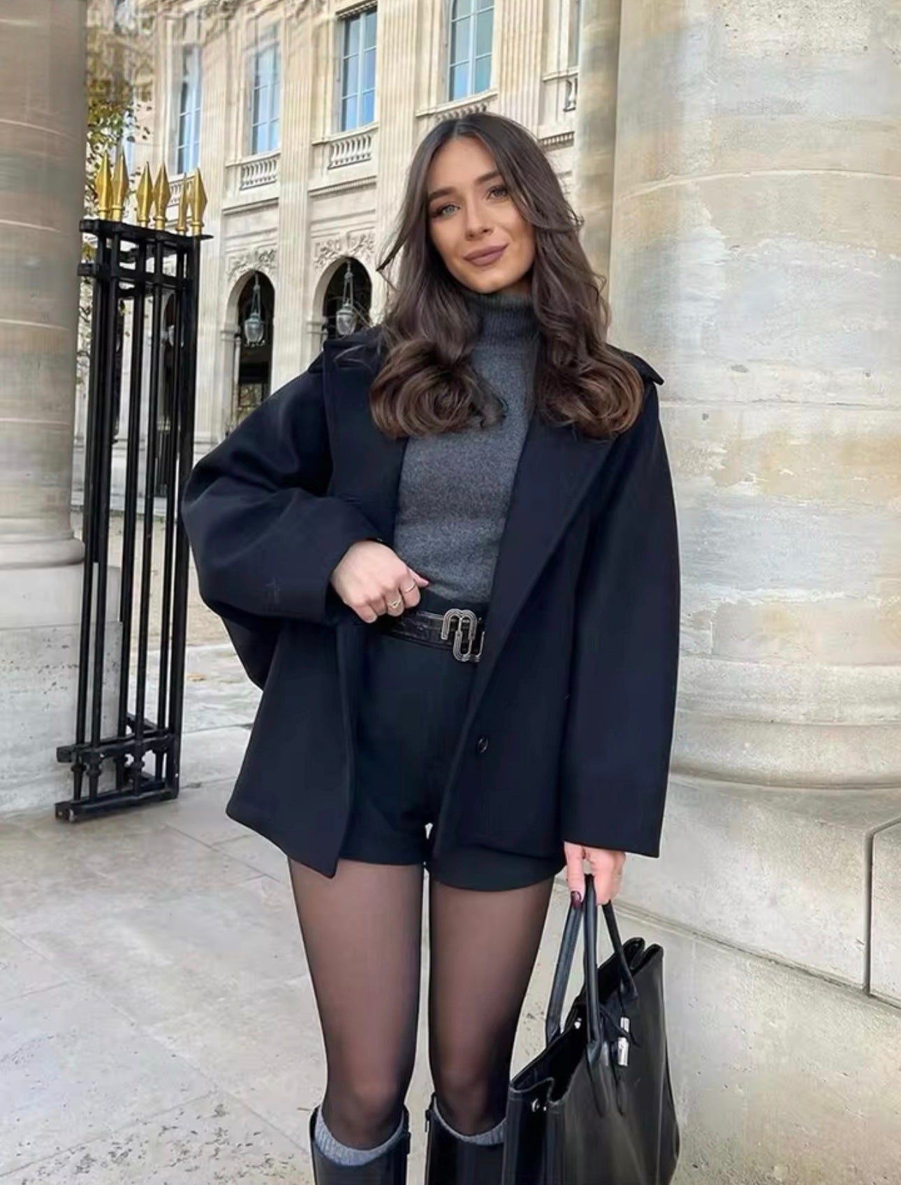 Jazzy Collection | Women's Wool Coat with Oversized Fit | Stylish Winter Outerwear for Cold Weather 6