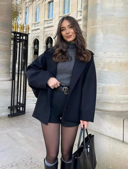 Jazzy Collection | Women's Wool Coat with Oversized Fit | Stylish Winter Outerwear for Cold Weather 6