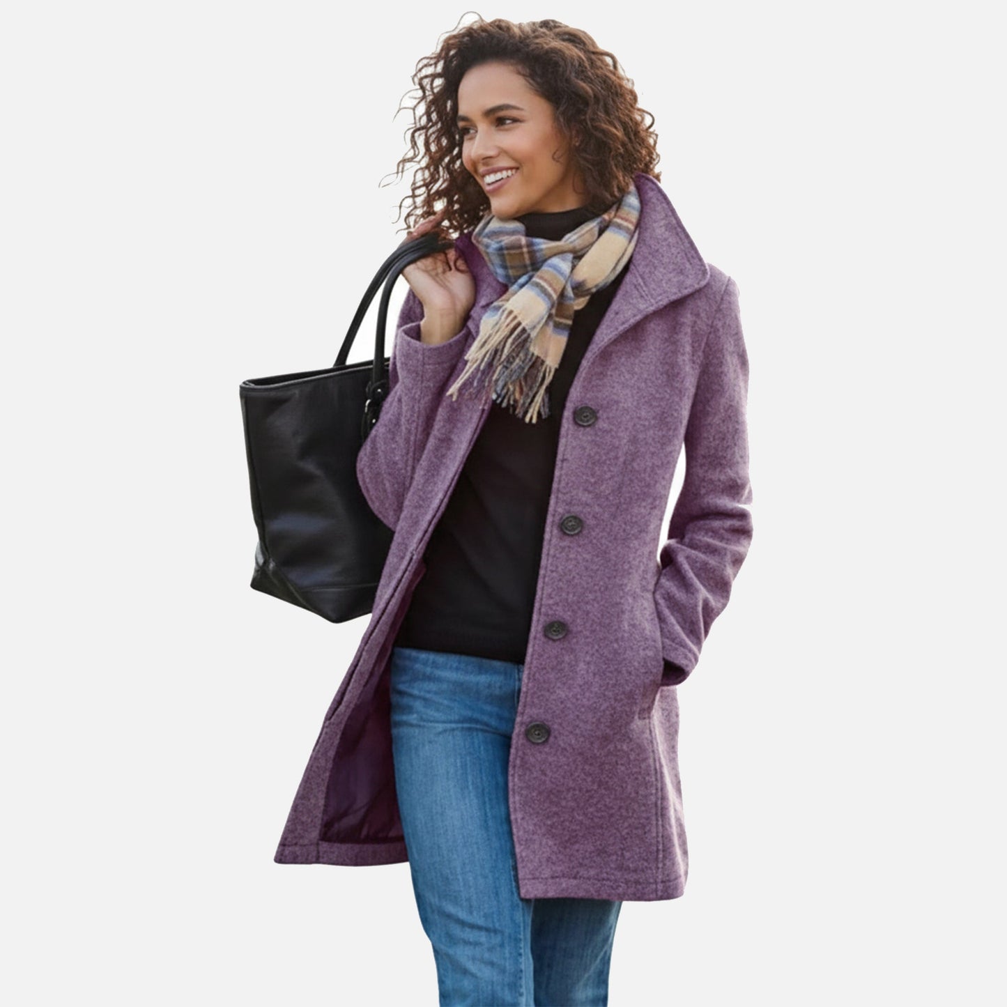 Charlotte | Elegant Tailored Wool Coat for Winter 10