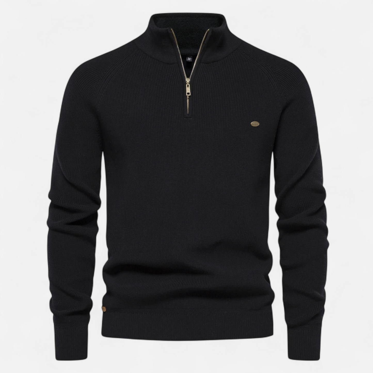 Oliver | Cozy Cotton Half Zip Sweater for Men 4