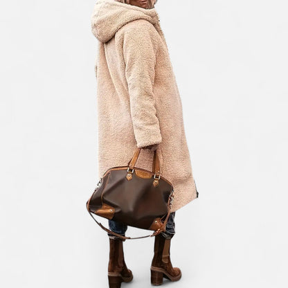 Women’s Winter Coat – Long Padded Design with Soft Fleece Warmth