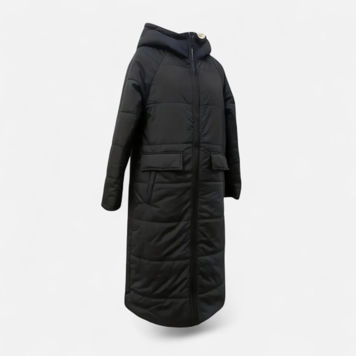 Women’s Winter Coat – Long Padded Design with Soft Fleece Warmth