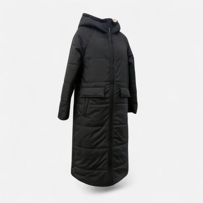 Women’s Winter Coat – Long Padded Design with Soft Fleece Warmth