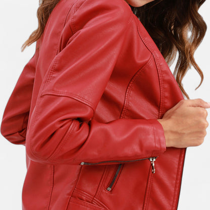 Lydia | Modern Lightweight Womens Leather Jacket 12