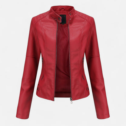 Lydia | Modern Lightweight Womens Leather Jacket 5