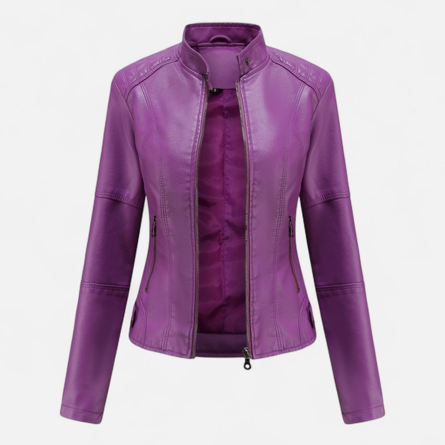 Lydia | Modern Lightweight Womens Leather Jacket 6