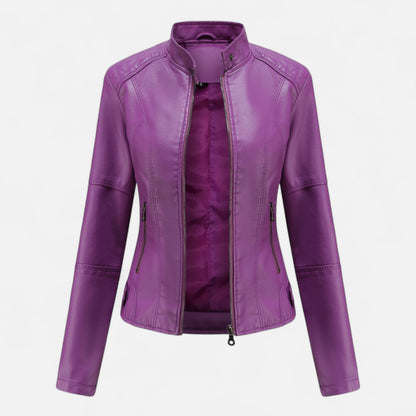 Lydia | Modern Lightweight Womens Leather Jacket 6