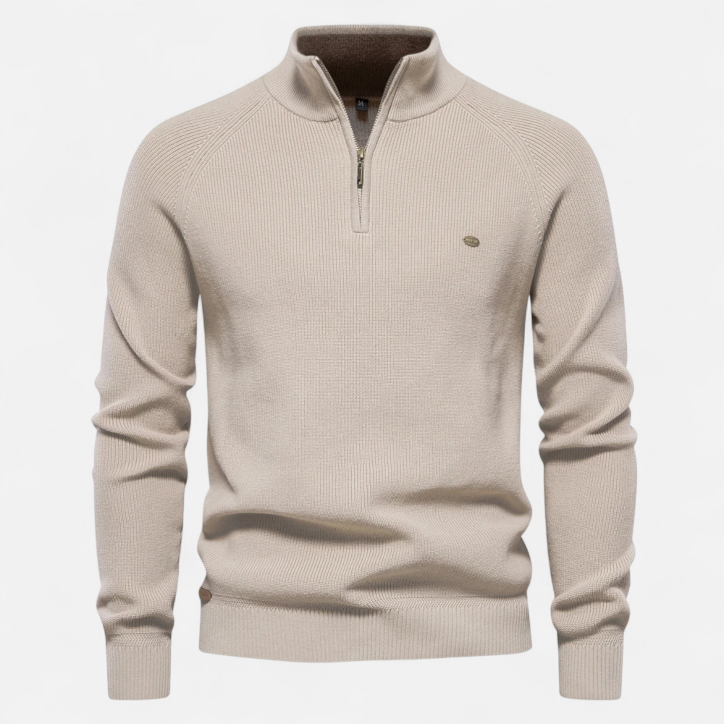 Oliver | Cozy Cotton Half Zip Sweater for Men 6
