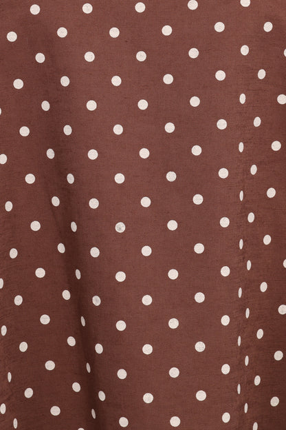 Clara Polka Dot Mini Dress Women – Puff Sleeve A-Line Dress 7